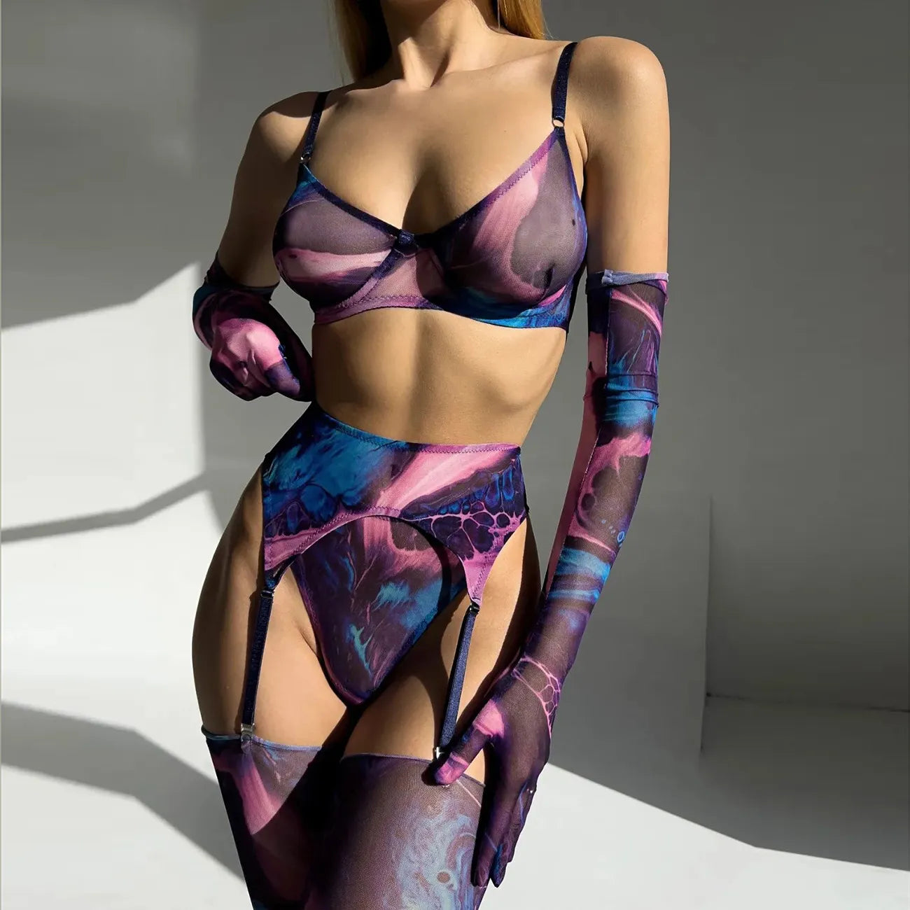 Valérie Tie Dye Lingerie Set